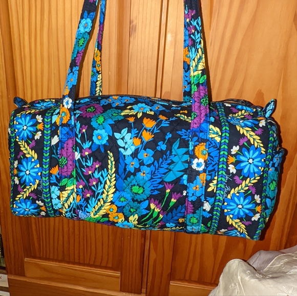 Vera Bradley Bags Vera Bradley Small Duffle Bag In Midnight Blue Pattern Poshmark